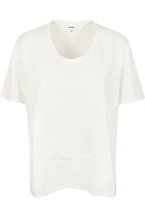 Aspesi Femme, Tops, Blanc, Taille: 38 FR T-shirt Blanc Doux