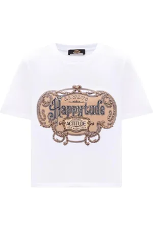 Twin-Set Homme, Tops, Blanc, Taille: 2XS T-shirt Homme Imprimé