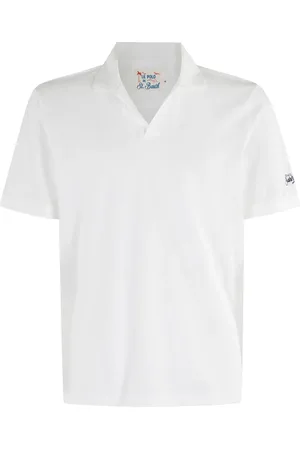 MC2 SAINT BARTH Homme, Tops, Blanc, Taille: XL Polo Piquet Blanc