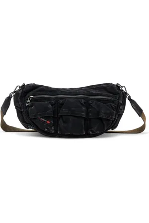 Diesel Femme, Pre-owned, Noir, Taille: ONE Size Sacs à Bandoulière Élégants avec Plusieurs Poches