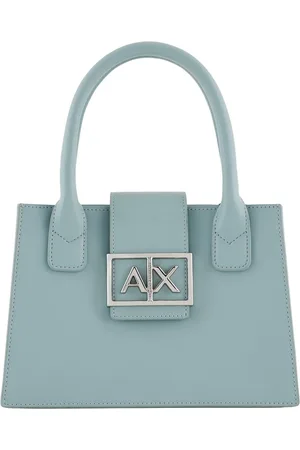 Armani Exchange Femme, Sacs, Bleu, Taille: ONE Size Sac à main bleu avec bandoulière amovible