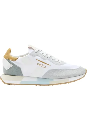 Ghoud Femme, Chaussures, Blanc, Taille: 41 EU Chaussures plates blanches Rush Laminated