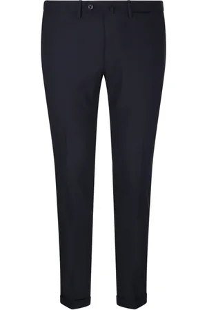 Biagio Santaniello Homme, Pantalons, Bleu, Taille: L Pantalon Casual Bleu pour Homme