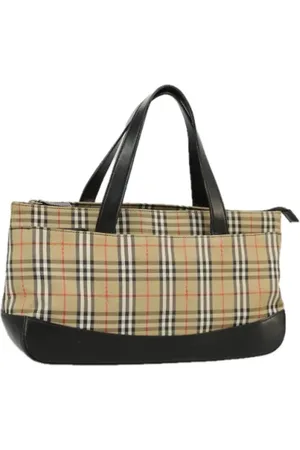 Burberry Femme, Pre-owned, Multicolore, Taille: ONE Size Pre-owned Toile sacs-main