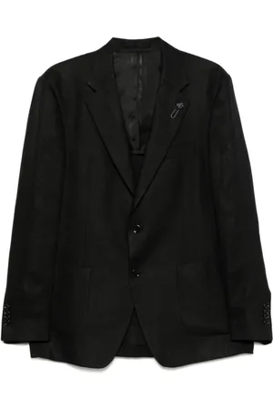 LARDINI Homme, Vestes, Noir, Taille: M Veste noire à boutons avec poches