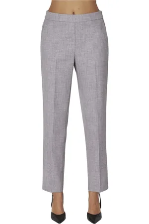 Kaos Femme, Pantalons, Gris, Taille: 38 FR Pantalon classique taille élastique femme