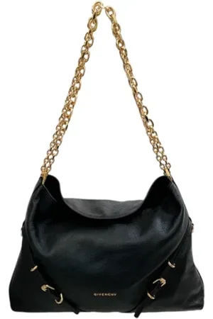 Givenchy Femme, Pre-owned, Noir, Taille: ONE Size Pre-owned Cuir sacs-ports-paule