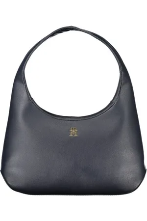Tommy Hilfiger Femme, Sacs, Bleu, Taille: ONE Size Sac à Bandoulière en Polyester Bleu avec Fermeture Éclair