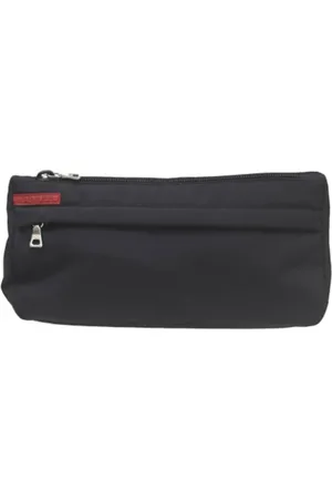 Prada Femme, Pre-owned, Noir, Taille: ONE Size Pre-owned Nylon sacs-prada