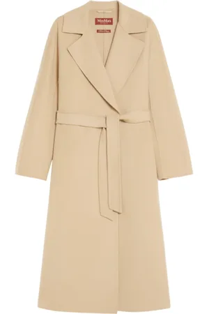 Max Mara Femme, Manteaux, , Taille: 34 FR Manteaux Sable avec Cles