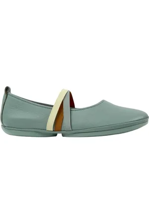 Camper Femme, Chaussures, Vert, Taille: 38 EU Ballerines Vertes Confortables Élégant Style