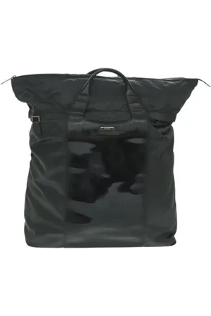 Gucci Femme, Pre-owned, Noir, Taille: ONE Size Pre-owned Tissu sacs-de-voyage