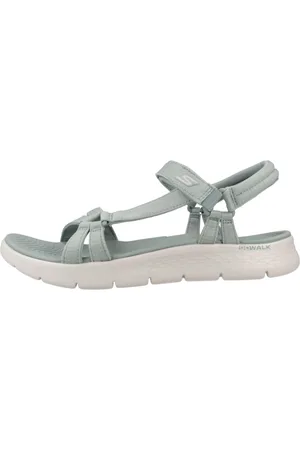 Skechers Femme, Chaussures, Vert, Taille: 41 EU Sandales Flex pour un Mode de Vie Actif