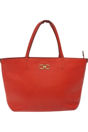Salvatore Ferragamo Femme, Pre-owned, Rouge, Taille: ONE Size Pre-owned Cuir sacs-main