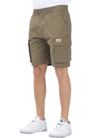 Calvin Klein Homme, Shorts, Vert, Taille: W36 Shorts Cargo Verts pour Homme