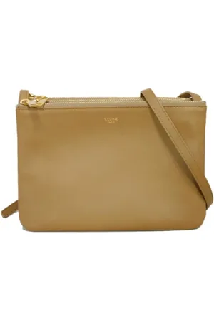 Céline Femme, Pre-owned, Brun, Taille: ONE Size Pre-owned Cuir sacs-bandouliere