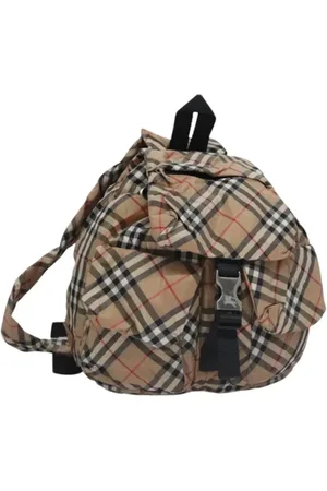 Burberry Femme, Pre-owned, , Taille: ONE Size Pre-owned Nylon sacs-dos