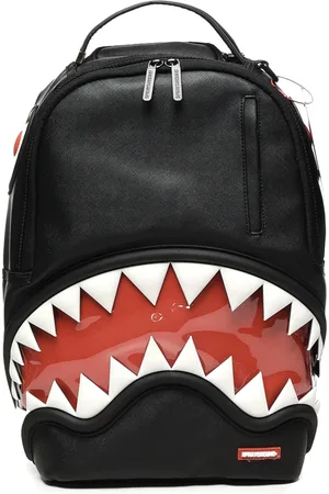 Sprayground Unisex, Sacs, Noir, Taille: ONE Size Sac à dos noir avec motif de dents