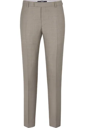 JOOP! Homme, Pantalons, Gris, Taille: L Pantalon de costume en laine classique