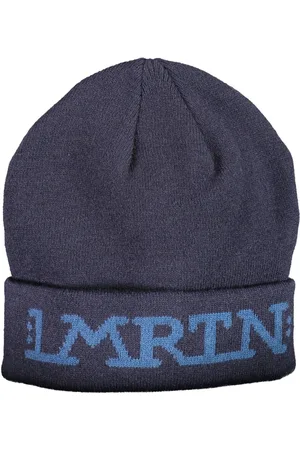 La Martina Homme, Accessoires, Bleu, Taille: ONE Size Casquette en Nylon Bleu Brodé