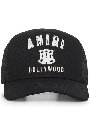 AMIRI Homme, Accessoires, Noir, Taille: ONE Size Casquette Noire avec Logo Patch