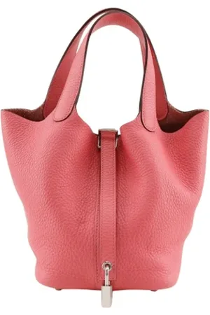 Hermès Femme, Pre-owned, Rose, Taille: ONE Size Pre-owned Cuir sacs-main