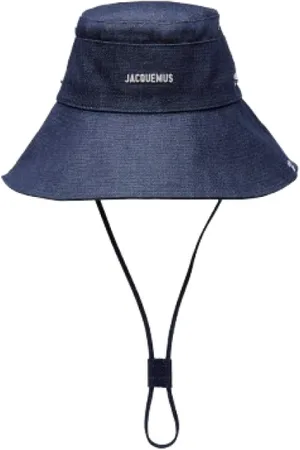 Jacquemus Femme, Accessoires, Bleu, Taille: 56 CM Chapeaux Bleus Élégants
