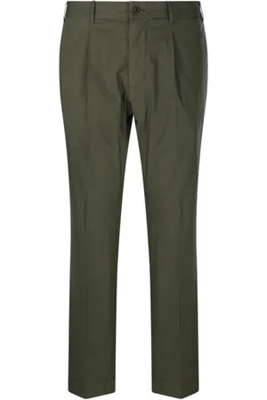 Biagio Santaniello Homme, Pantalons, Vert, Taille: M Pantalon Irno Vert