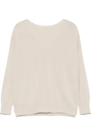 LE TRICOT PERUGIA Femme, Pulls, , Taille: 44 FR Pull en Coton avec Détails Côtelés