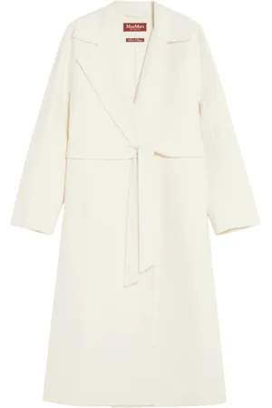 Max Mara Femme, Manteaux, Blanc, Taille: 32 FR Manteaux Blancs pour Femmes