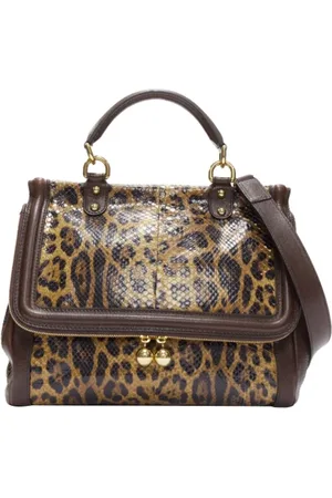 Dolce & Gabbana Femme, Pre-owned, Brun, Taille: ONE Size Pre-owned Cuir sacs-main
