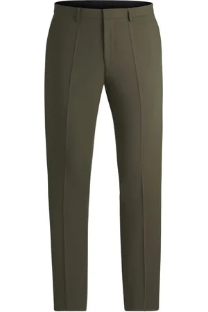 HUGO BOSS Homme, Pantalons, Brun, Taille: L Pantalon Homme Marron Moyen Cheval