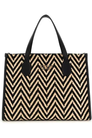 Guess Femme, Sacs, Noir, Taille: ONE Size Sac à main noir pour femme avec séparateur