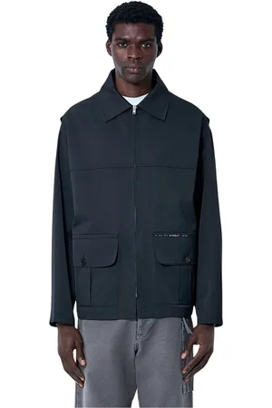 Marni Homme, Vestes, Noir, Taille: L Veste en taffetas déperlant