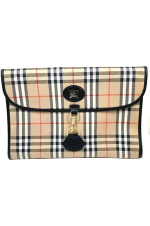 Burberry Femme, Pre-owned, , Taille: ONE Size Pre-owned Coton pochettes-minaudieres