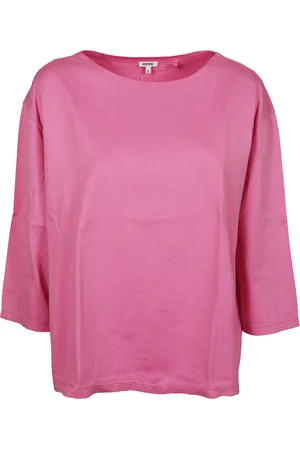 Aspesi Femme, Tops, Rose, Taille: 38 FR Haut rose à encolure bateau