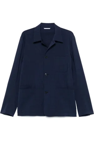 Paul Smith Homme, Vestes, Bleu, Taille: XL Veste Bleue à Boutons avec Poches