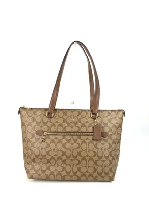 Coach Femme, Pre-owned, Brun, Taille: ONE Size Pre-owned Cuir sacs-ports-paule