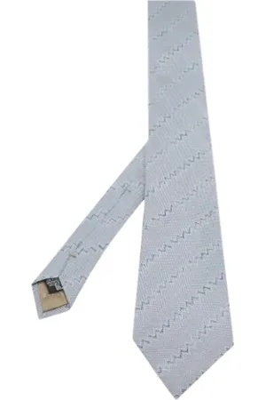 Emporio Armani Femme, Pre-owned, Bleu, Taille: ONE Size Pre-owned Soie accessoires-de-bureau