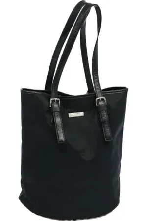 Burberry Femme, Pre-owned, Noir, Taille: ONE Size Pre-owned Nylon sacs-ports-paule
