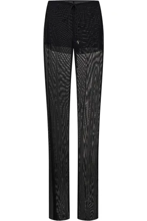 FISICO Femme, Pantalons, Noir, Taille: 42 FR Pantalon noir à taille élastique