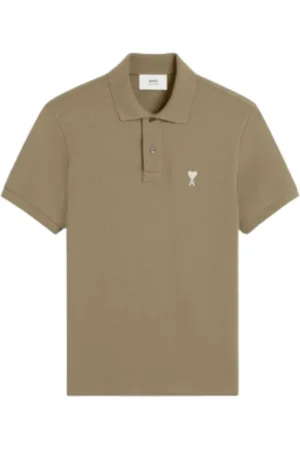 Ami Homme, Tops, Vert, Taille: S Polo Éco-cœur
