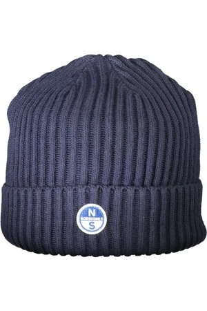 North Sails Homme, Accessoires, Bleu, Taille: ONE Size Chapeau et Beanie en Coton Bleu