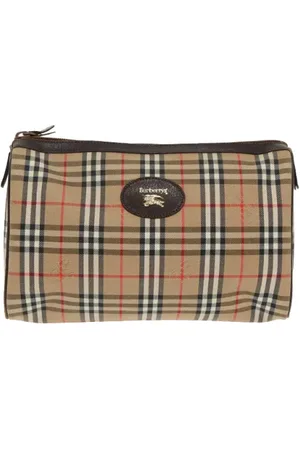 Burberry Femme, Pre-owned, , Taille: ONE Size Pre-owned Toile pochettes-minaudieres