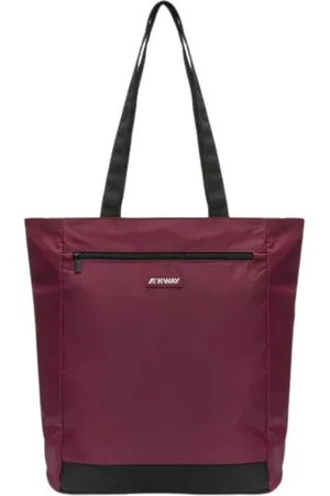 K-Way Femme, Sacs, Violet, Taille: ONE Size Sac de magasinage imperméable avec base renforcée