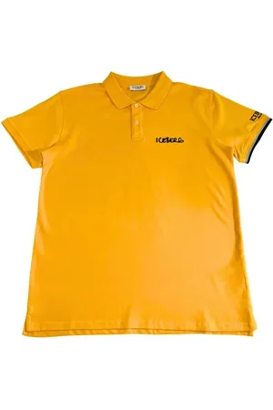Iceberg Homme, Tops, Jaune, Taille: S Polo Jaune avec Logo sur la Poitrine