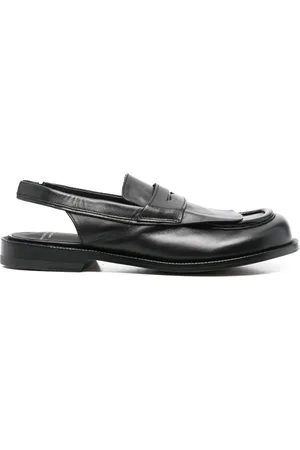 Officine creative Femme, Chaussures, Noir, Taille: 38 1/2 EU Mocassins Slingback en cuir