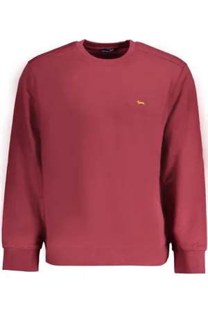 HARMONT&BLAINE Homme, Sweatshirts et sweats à capuche, Rouge, Taille: M Pull en Coton Rouge