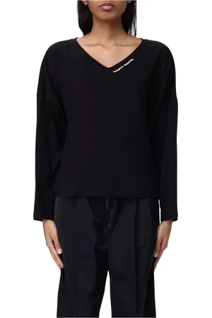 Elisabetta Franchi Femme, Tops, Noir, Taille: 40 FR T-shirt élégant pour Hommes et Femmes