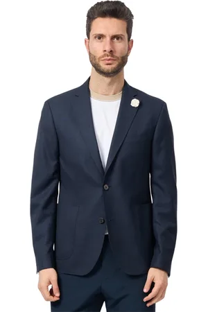 Bugatti Homme, Vestes, Bleu, Taille: XL Vestes Bleues Style Classique Homme